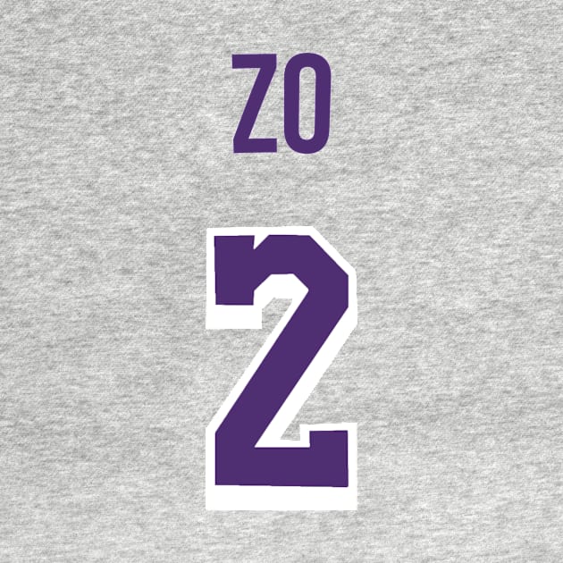 Lonzo Ball 'ZO' Nickname Jersey - Los Angeles Lakers by xavierjfong